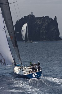 Edimetra (ITA) approaches Strombolicchio  - Rolex Volcano Race 2011 photo copyright  Rolex / Carlo Borlenghi http://www.carloborlenghi.net taken at  and featuring the  class