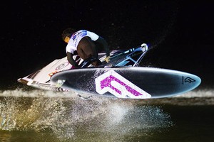 Estredo lights up - PWA Surf World Cup (Podersdorf) 2011 photo copyright  John Carter / PWA http://www.pwaworldtour.com taken at  and featuring the  class
