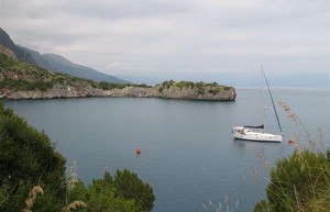 Eye Candy in her solitary bay photo copyright Clare and Andrew Payne taken at  and featuring the  class