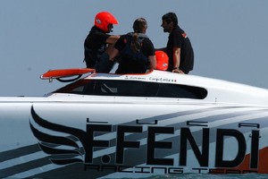 Fendi Racing's new look photo copyright Class 1 World Powerboat Championship http://www.class-1.com taken at  and featuring the  class