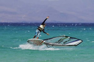 Florian Wegerer - PWA Sotavento Fuerteventura Grand Slam 2011 photo copyright  John Carter / PWA http://www.pwaworldtour.com taken at  and featuring the  class