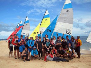 Hobie Fleet 252 with their new members photo copyright Hobie Class Association http://www.hobieclass.com/ taken at  and featuring the  class