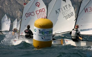 29th Garda Optimist Meeting photo copyright Fraglia Vela Riva . http://expertolympicgarda.fragliavelariva.it/ taken at  and featuring the  class