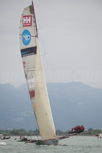 2011 June 17, Lindau Germany RUND UM,  a race with lot of rain, the winer is the Swiss Multihull Holy Smoke of Andreas Schiesser, build 1989. Libera PaulLeibinger (ex Raffica) from Hungary photo copyright Juerg Kaufmann go4image.com http://www.go4image.com taken at  and featuring the  class