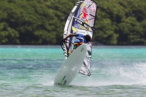 Kiri Thode in control - PWA Bonaire World Cup 2011 photo copyright PWA World Tour http://www.pwaworldtour.com taken at  and featuring the  class