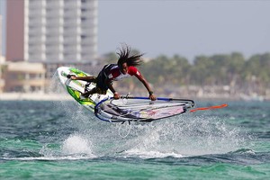 Kiri full power - Aruba Hi Winds Grand Slam 2011 photo copyright PWA World Tour http://www.pwaworldtour.com taken at  and featuring the  class