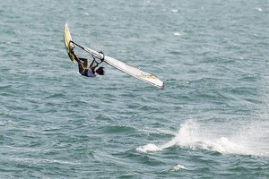 Kiri launches a back loop - Vietnam PWA Grand Slam photo copyright  John Carter / PWA http://www.pwaworldtour.com taken at  and featuring the  class