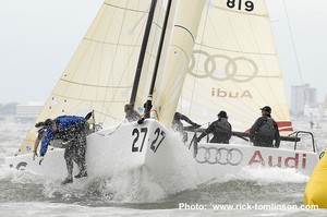 Melges 24 World Championships Corpus Christi, Texas.
Day 3 Wednesday, May 18, 2 races sailed in 17-20 knots.
 photo copyright  Rick Tomlinson http://www.rick-tomlinson.com taken at  and featuring the  class
