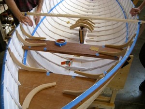 R Boat - lots and lots of 'knees' to support the thwarts photo copyright  SW taken at  and featuring the  class