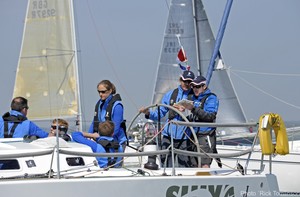 RORC Easter Challenge 2011 day one in the Solent, 2 races sailed in 6 10 knots of wind and from the south east and warm bright sunshine
Photo Rick Tomlinson - RORC Easter Challenge Images Day 1 photo copyright  Rick Tomlinson http://www.rick-tomlinson.com taken at  and featuring the  class