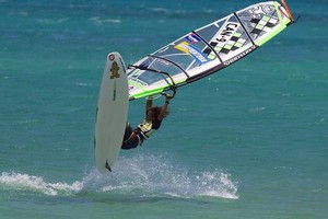Saltysiak action - PWA Fuerteventura Grand Slam 2011 day 3 photo copyright  John Carter / PWA http://www.pwaworldtour.com taken at  and featuring the  class