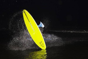 Saragosa at night - PWA Surf World Cup (Podersdorf) 2011 photo copyright  John Carter / PWA http://www.pwaworldtour.com taken at  and featuring the  class