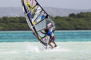Sarah Quita in command - PWA Bonaire World Cup 2011 photo copyright PWA World Tour http://www.pwaworldtour.com taken at  and featuring the  class