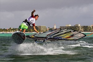 Steven Van Broeckhoven ripping it up - Aruba Hi Winds Grand Slam 2011 photo copyright PWA World Tour http://www.pwaworldtour.com taken at  and featuring the  class