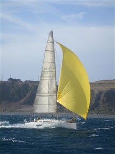 Valium carving through in the Round North Island Race photo copyright SW taken at  and featuring the  class
