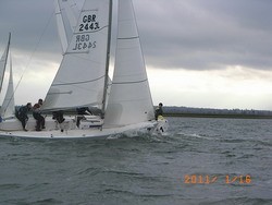 Tacking medium - Royal Thames Carmela Cup photo copyright Royal Thames Yacht Club taken at  and featuring the  class