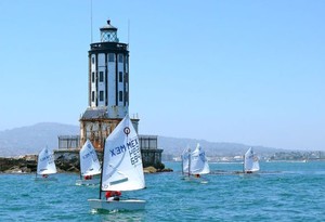 Team Mexico preparing for Friday and the start of the Championship - Optimist North American Championships 2011 photo copyright Hector Guzman taken at  and featuring the  class