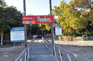 The iconic, but certainly rundown, Tipplers Resort is worth fighting for, says Marine Action Group. photo copyright SW taken at  and featuring the  class