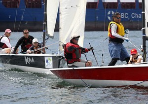 Vipers battle on inner harbor - Day 1 - Ullman Sails Long Beach Race Week 2011 photo copyright Rich Roberts http://www.UnderTheSunPhotos.com taken at  and featuring the  class