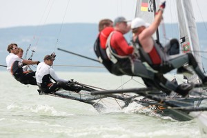Dockyard 18ft Skiff Grand Prix 1 Hungary. photographers: Hedi Thumbasz, Adam Csongradi photo copyright 18ft Skiff taken at  and featuring the  class