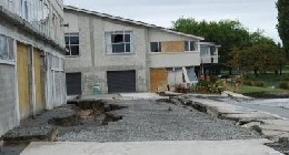 Rowing club damage - Christchurch photo copyright SW taken at  and featuring the  class