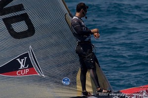 34th America's Cup photo copyright Leighton O'Connor http://www.leightonphoto.com/ taken at  and featuring the  class