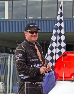 Warren Lewis, happy to win at Auckland in Fairview and take out the 2011 Superboat Championship photo copyright Cathy Vercoe LuvMyBoat.com http://www.luvmyboat.com taken at  and featuring the  class
