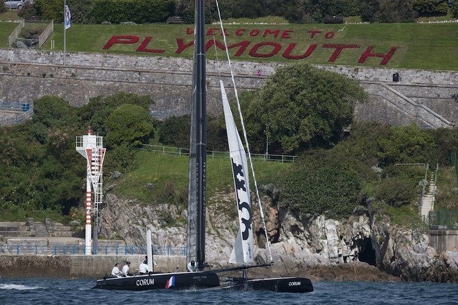 05/098/2011 - Plymouth (UK) - 34th America’s Cup - AC World Series - Plymouth 2011 - monday Training © ACEA - Photo Gilles Martin-Raget http://photo.americascup.com/