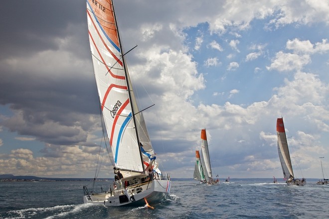 Start of the race in Palma de Mallorca, September 25th 2011 - Global Ocean Race ©  Jesus Renedo http://www.sailingstock.com