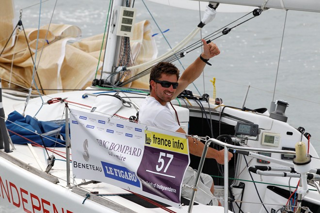 Phil Sharp - La Solitaire du Figaro 2011 ©  Courcoux Marmara