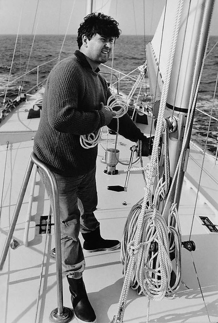 Chay Blyth setting his main sail on his around the world voyage © Chay Blyth Archive/PPL