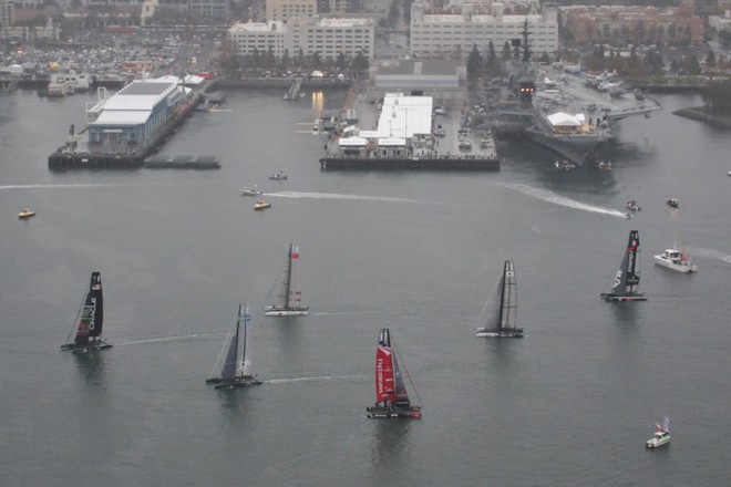 America’s Cup World Series San Diego - day 1 © Christophe Favreau http://christophefavreau.photoshelter.com/