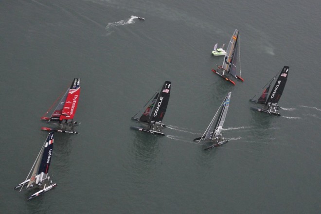 America’s Cup World Series San Diego - day 1 © Christophe Favreau http://christophefavreau.photoshelter.com/