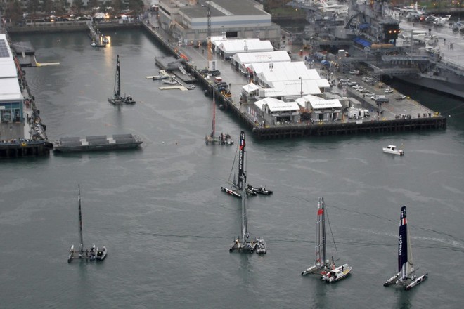 America’s Cup World Series San Diego - day 1 © Christophe Favreau http://christophefavreau.photoshelter.com/
