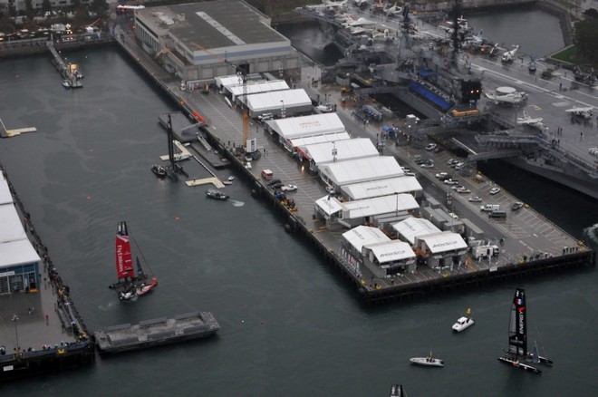 America’s Cup World Series San Diego - day 1 © Christophe Favreau http://christophefavreau.photoshelter.com/