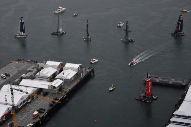America’s Cup World Series San Diego - day 1 © Christophe Favreau http://christophefavreau.photoshelter.com/