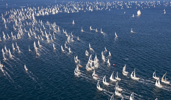 Trieste, 09/10/11 Barcolana 2011 Fleet race © Carlo Borlenghi/Luca Butto