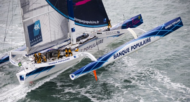 Start for Maxi Banque Populaire - Rolex Fasnet Race 2011 ©  Rolex / Carlo Borlenghi http://www.carloborlenghi.net