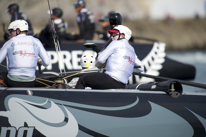 AMERICA’S CUP WORLD SERIES, PLYMOUTH, UK, SEPTEMBER 14TH 2011: Artemis Racing - AC45 - the fleet race of the AC World Series day 4, Plymouth, UK. - America’s Cup World Series Plymouth - Day 4 © Chris Schmid/ Eyemage Media (copyright) http://www.eyemage.ch