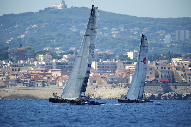 C.E.R. Decision 35 - the fleet race of the Vulcain Trophy, Antibes. (Photo by Chris Schmid / Eyemage, all right reserved) - Vulcain Trophy Grand Prix d’Antibes Day 2 © Chris Schmid/ Eyemage Media (copyright) http://www.eyemage.ch