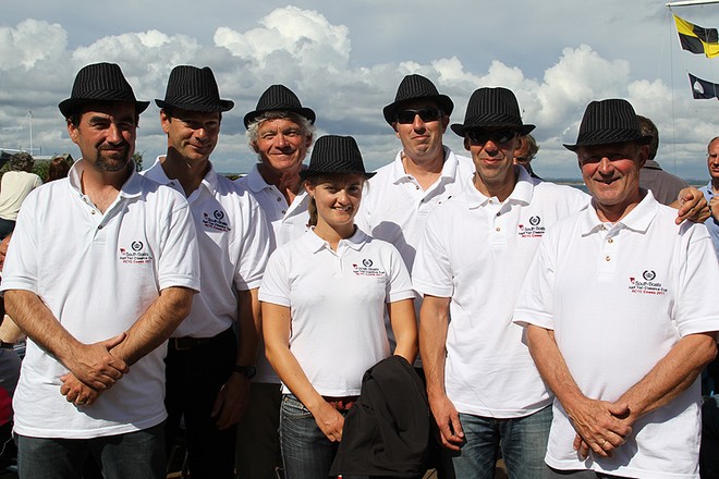 Crew of Half’ Capone – didn’t win anything but wore those hats all week and were brilliant fun! - Half Ton Classic Cup 2011 © Fiona Brown http://www.fionabrown.com
