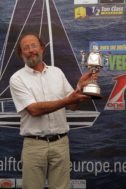 Winner of the long distance race (Round The Isle of Wight) - Francois Michelin of Chani - Half Ton Classic Cup 2011 © Fiona Brown http://www.fionabrown.com