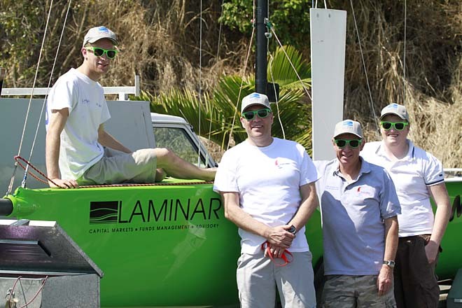 Team Monkey Business, the green machine which travelled from Geelong, in Victoria for some tropical sailing. - Meridien Marinas Airlie Beach 22nd Annual Race Week 2011 © Teri Dodds - copyright http://www.teridodds.com