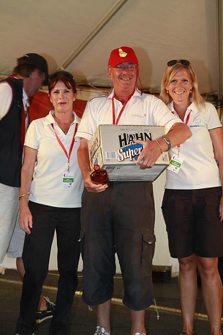 Presentations (13/8/2011) - A grinning IRC Racing leader © Teri Dodds - copyright http://www.teridodds.com