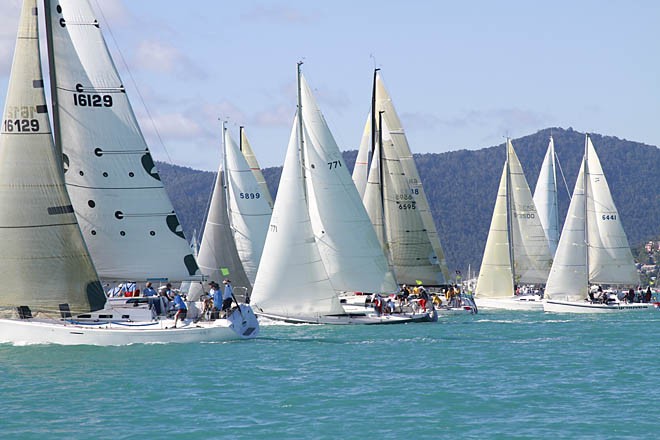 IRC Racing set off for the 34 nm Pine Island Race - Meridien Marinas Airlie Beach 22nd Annual Race Week 2011 © Teri Dodds - copyright http://www.teridodds.com