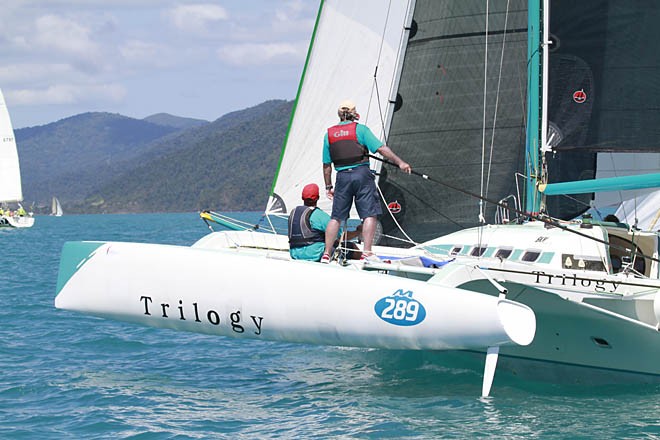 Multihull Trilogy - Keith Glover’s Trilogy - Meridien Marinas Airlie Beach 22nd Annual Race Week 2011 © Teri Dodds - copyright http://www.teridodds.com