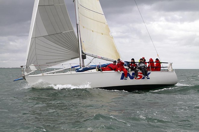Lord Warden Trophy winners - INSX - Melbourne to Geelong ©  John Curnow