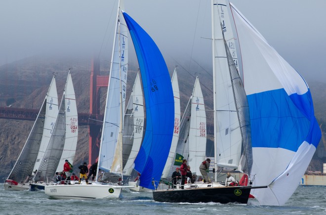 Fleet , Class: J 105 - Rolex Big Boat Series 2011 - San Francisco ©  Rolex/Daniel Forster http://www.regattanews.com