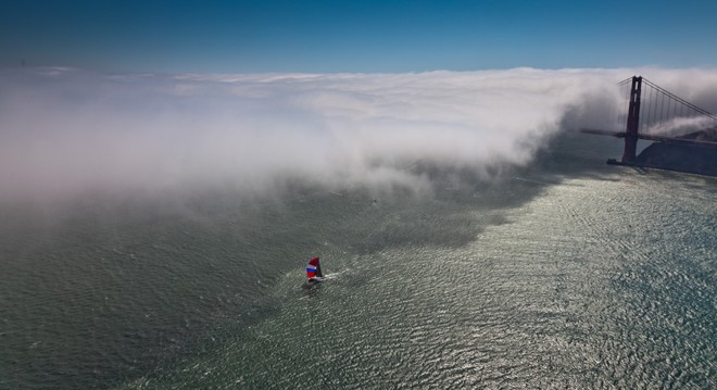 Fog off the Golden Bridge - Rolex Big Boat Series 2011 - San Francisco ©  Rolex/Daniel Forster http://www.regattanews.com