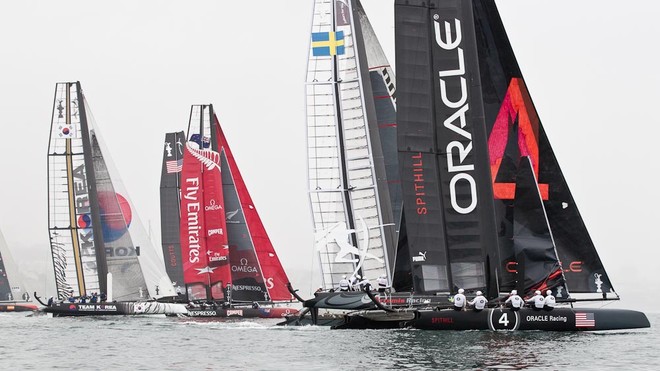 Day 1. - - America’s Cup World Series, Cascais, 6 August 2011 © Ian Roman http://www.ianroman.com